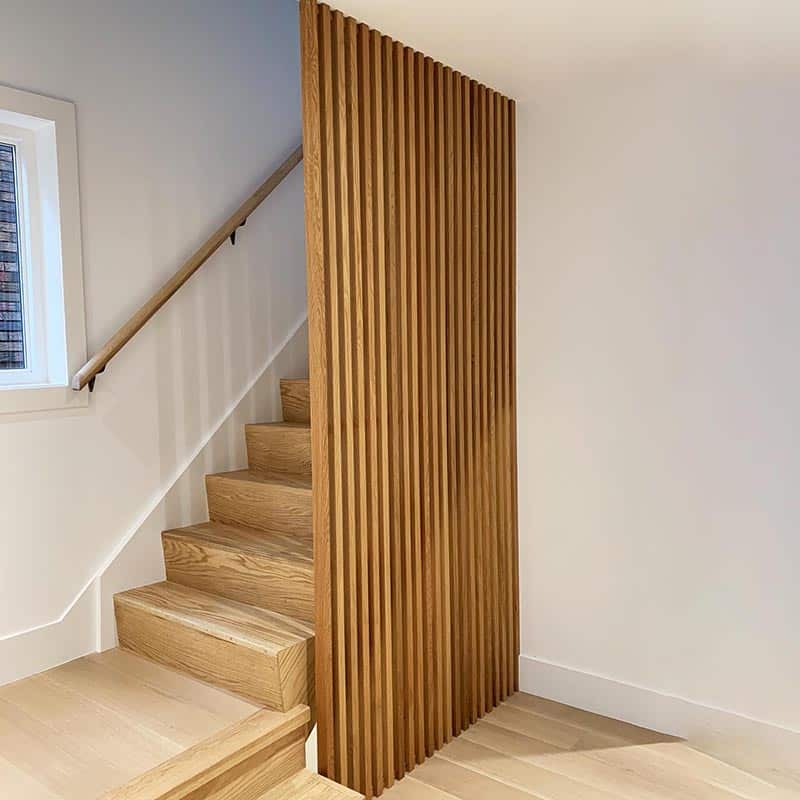 Slat Wall Stairs Design