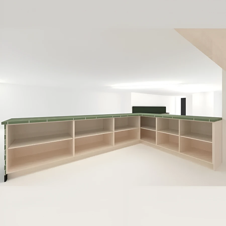 coffee shop millwork design