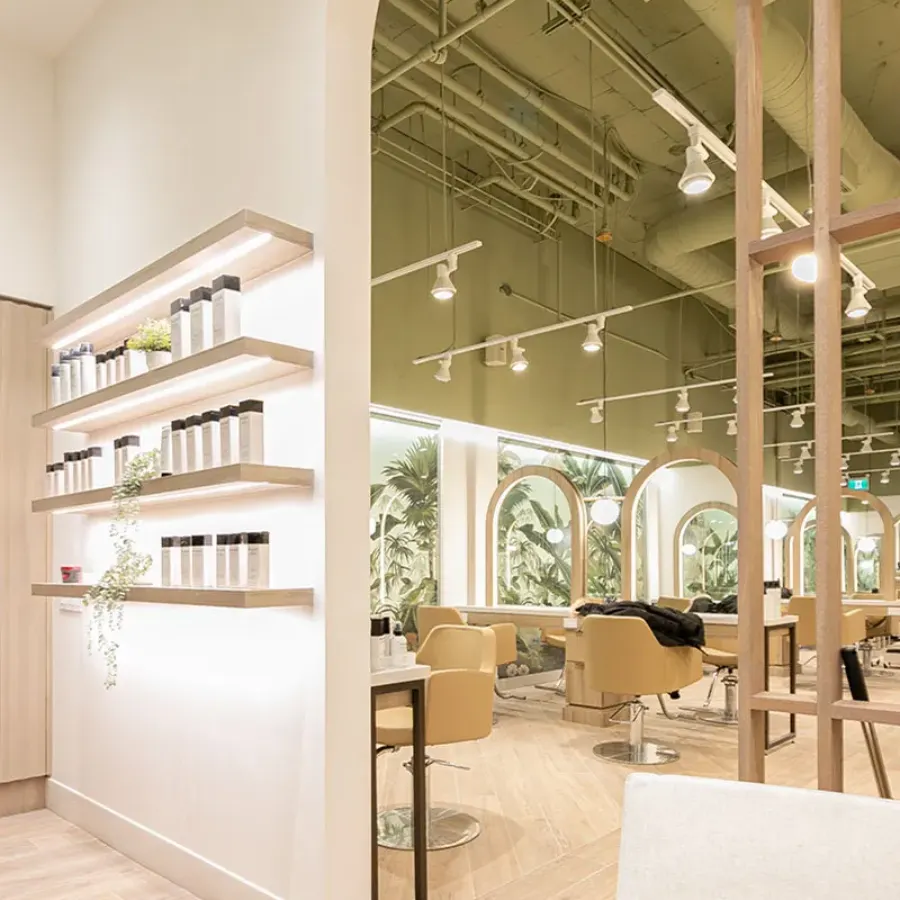 hair salon millwork design company