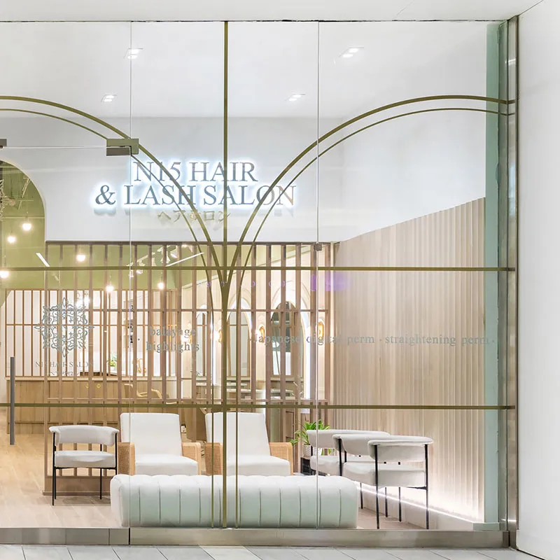 salon millwork design